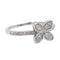 Bague Fleur Or blanc Diamant