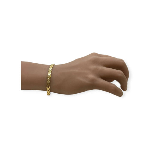 Bracelet Bracelet maille originale en or jaune 750 (18k) 58 Facettes 330089739
