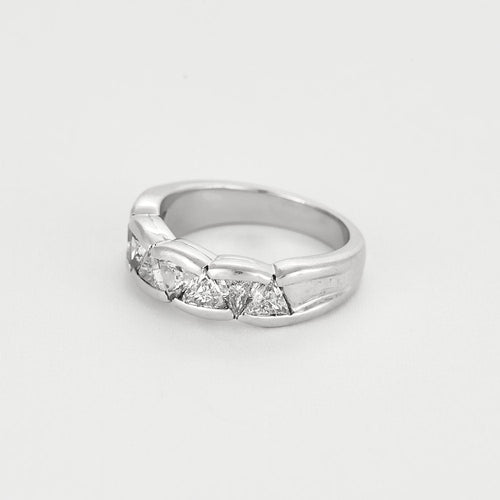 Bague 51 Bague en or blanc et diamants 58 Facettes CRE0100X6