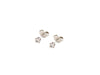 boucles d'oreilles tiffany puces harmony platine diamants 0.22ct s 58 Facettes 265706