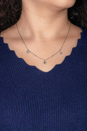 Collier Messika Collier Trio My twin Or blanc Diamant 58 Facettes 4914822RV