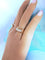 Bague 52.5 Bague Vintage (1940-1950) diamants or rose et or blanc 18K 58 Facettes 1762