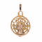 Pendentif Médaille ancienne or rose ajourée 58 Facettes CVP117