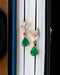 Boucles d'oreilles Boucles d'oreilles diamants émeraudes 58 Facettes C1907