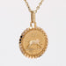 Pendentif Médaille or rose signe taureau 58 Facettes CVP119