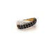 Bague 50 Bague Bandeau Croisée Or Jaune Diamants 58 Facettes 4-GS30455-01