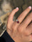 Toi & Moi Diamond ruby ring