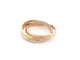 Bague 69 bague CARTIER trinity pm 3 ors or jaune gris rose 58 Facettes 262045