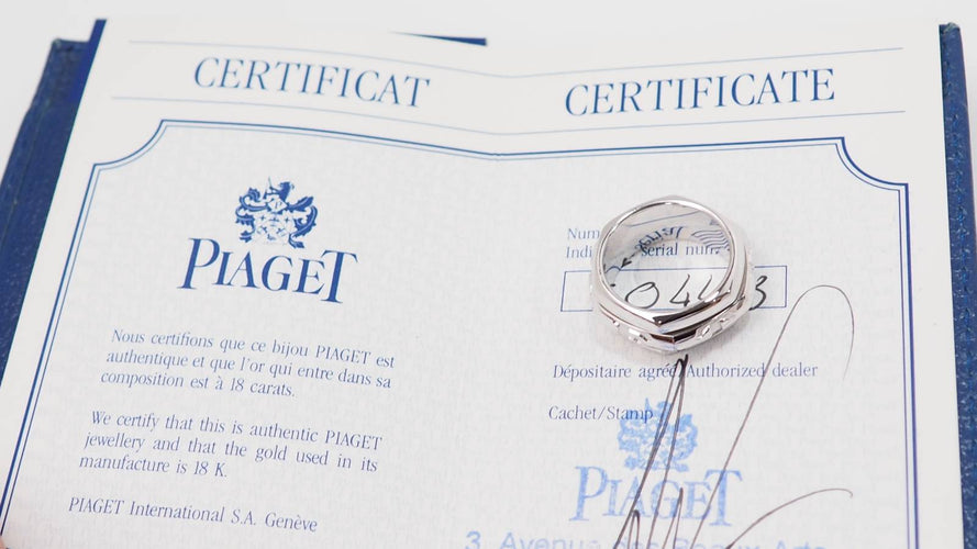 Bague 52 Bague Piaget Possesion en or blanc 58 Facettes 32822