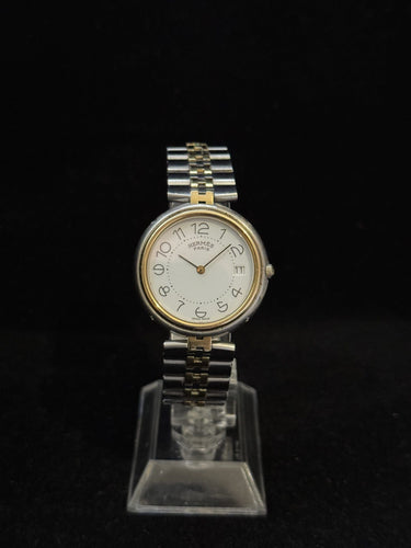 Montre HERMÈS - Montre Clipper – Or/Acier – Bracelet Hermès – Vintage 58 Facettes