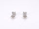 White gold earrings with brilliant cut diamonds 58 Facettes 2157