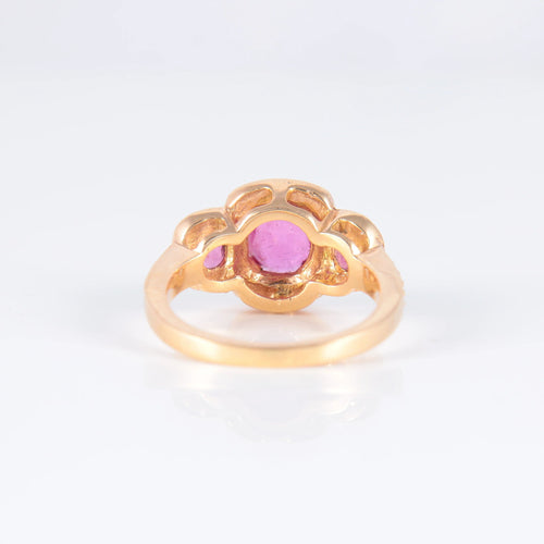 Bague 51 Bague Trilogie Rubis 58 Facettes AB127