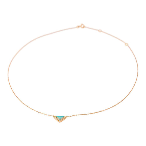 Collier Collier Or rose Diamant 58 Facettes 4553815CN