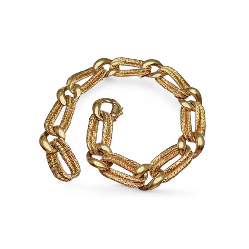 GEORGES LENFANT bracelet - Rare yellow gold bracelet 58 Facettes