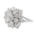 Bague 56 Bague Marguerite Or blanc Diamant 58 Facettes 3393425CN