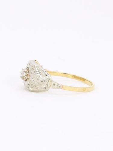 Bague art déco or diamant