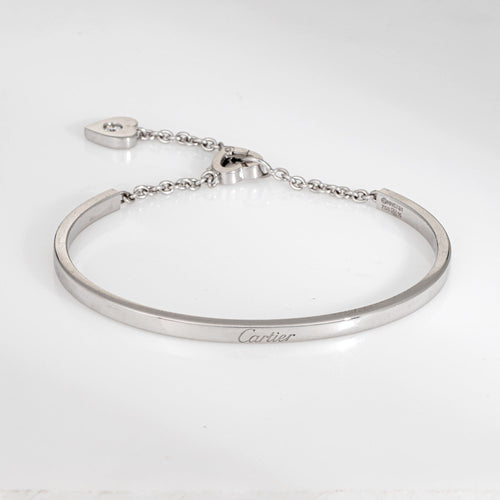 Bracelet CARTIER - Bracelet Cartier Mon Amour en or blanc et diamants 58 Facettes G13890
