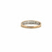 Bague 58 Alliance Demi-Tour Or Blanc 9 Diamants 58 Facettes 64-GS38402-2