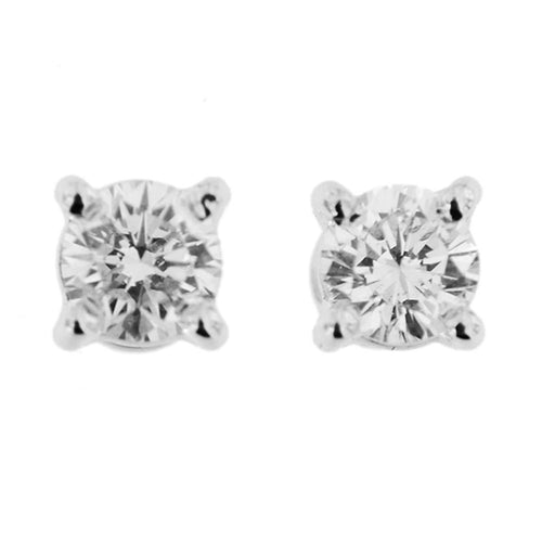 Boucles d'oreilles Boucles d'oreilles point lumineux avec diamants 0,20 ct 58 Facettes 415