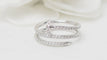 Bague 56 Bague Cartier Juste un Clou en or blanc et diamants 58 Facettes 32685
