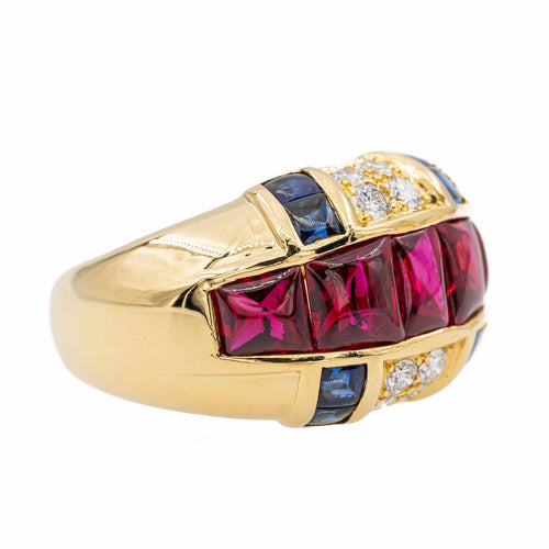 Bague 53 Bague Cocktail Or jaune Rubis 58 Facettes 3017710RV