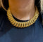 Collier Collier maille américaine en or jaune 18 carats 58 Facettes