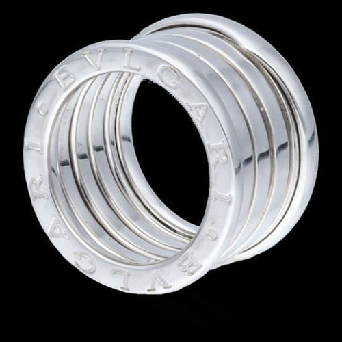 Bague 53 B.Zero1 Or Blanc 5 Rangs 58 Facettes 5010