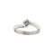 Bague solitaire avec diamant de 0,35 ct