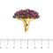 Bague Bague avec rubis, saphirs et émeraudes 58 Facettes 34063
