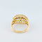 Bague 62 Bague Dôme en or jaune  et diamant 58 Facettes 33373
