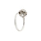 Bague solitaire avec diamants de 0,24 ct