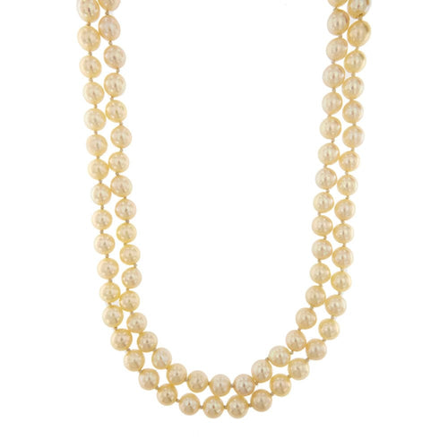 Collier Collier de perles à deux rangs 58 Facettes 34189