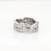 Bague 48.5 Bague d'éternité en diamant vintage, bande de platine 58 Facettes G13401