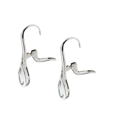Boucles d'oreilles Boucles d'oreilles en aigue-marine et diamants 58 Facettes 29435