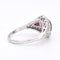 Bague 53 Bague Vintage Rubis et Diamants, Style Art Déco 58 Facettes 431