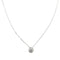 Collier Collier en or blanc avec un diamant de 0,44 ct 58 Facettes 50