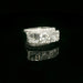 Bague 52 Bague en platine et diamants vers 1940 58 Facettes