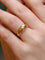 Bague Bague jonc or jaune diamant 0,2 ct 58 Facettes J150