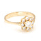 Bague 52 Bague Cluster en or jaune et or blanc avec diamants 58 Facettes F3226C58F1E34112A4C6798AAD4CE78C
