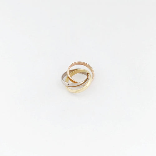 Bracelet Cartier - Bague de bracelet « Trinity » 3 ors 58 Facettes 32636