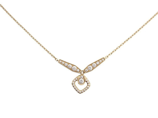 CHAUMET josephine floral eclat necklace necklace in pink gold diamonds 58 Facettes 259659