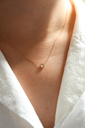 Collier Collier Or rose Diamant 58 Facettes 579113RV