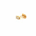 Yellow Gold & Diamond Stud Earrings 58 Facettes