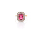 Bague 60 Bague art déco tourmaline et diamants 58 Facettes 26830