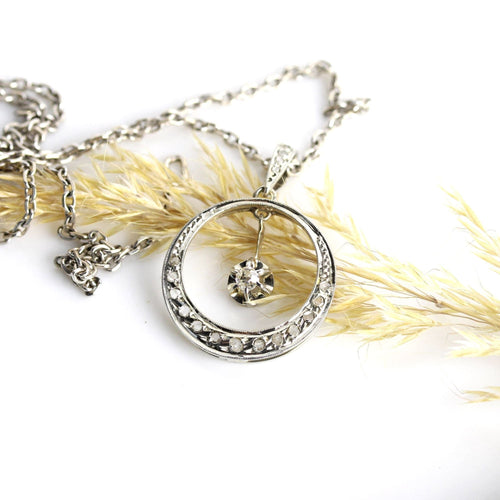 Pendentif Pendentif art déco ancien diamants 58 Facettes 24-323