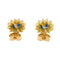 Boucles d'oreilles Boucles d'oreilles Or jaune Saphir, Diamant 58 Facettes 3754269CN