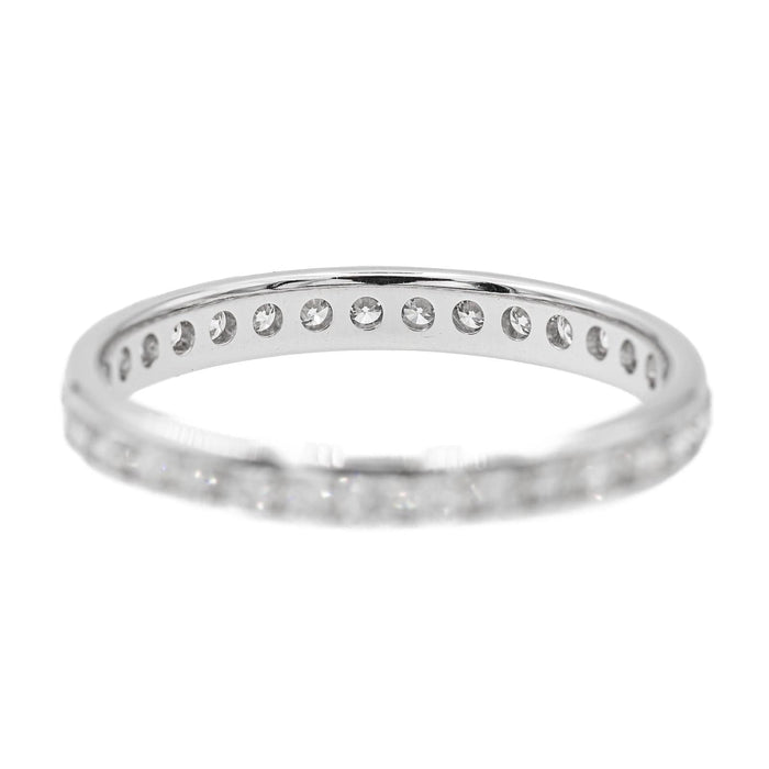 Bague 61 Bague Alliance Or blanc Diamant 58 Facettes 2711805CN