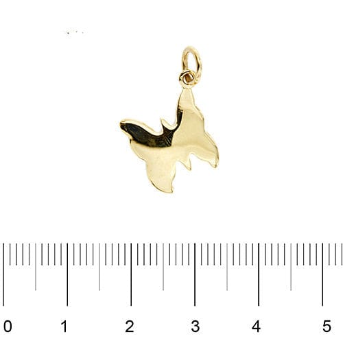 Pendentif Pendentif papillon Dodo or jaune 58 Facettes 39825