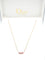 Collier DIOR - Collier Mimirose Or rose Rubis 58 Facettes