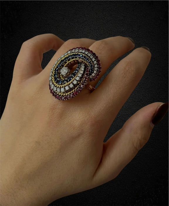 Bague Magnifique bague spirale Dolce Vita vintage 58 Facettes